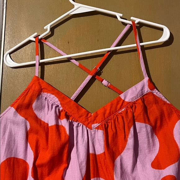 Ava & Viv Lilac and Red Abstract Woven Sundress - Picture 5 of 11